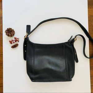 Vintage Coach Bag Leather with Gold Hardware